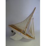 Small Model of a Star Yacht "Endeavour the First"