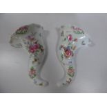 Pair of Royal Worcester Wall Pockets