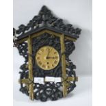 Black Forest Cast Iron Wall Clock