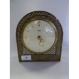 Bentina Eight Day Brass Case Mantel Clock