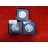 Three Silver Festival of Britain Coins