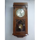 Oak Cased Wall Clock