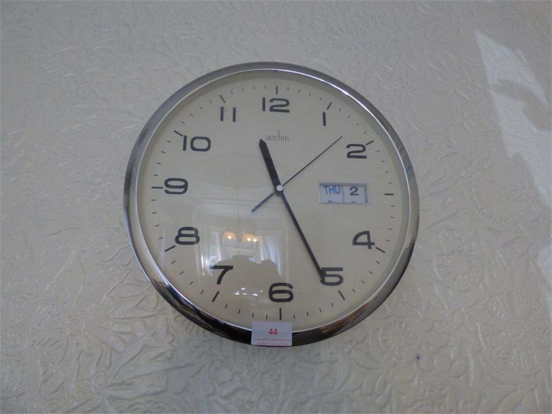 Chrome Wall Clock