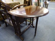 Small Mahogany Drop Leaf Table