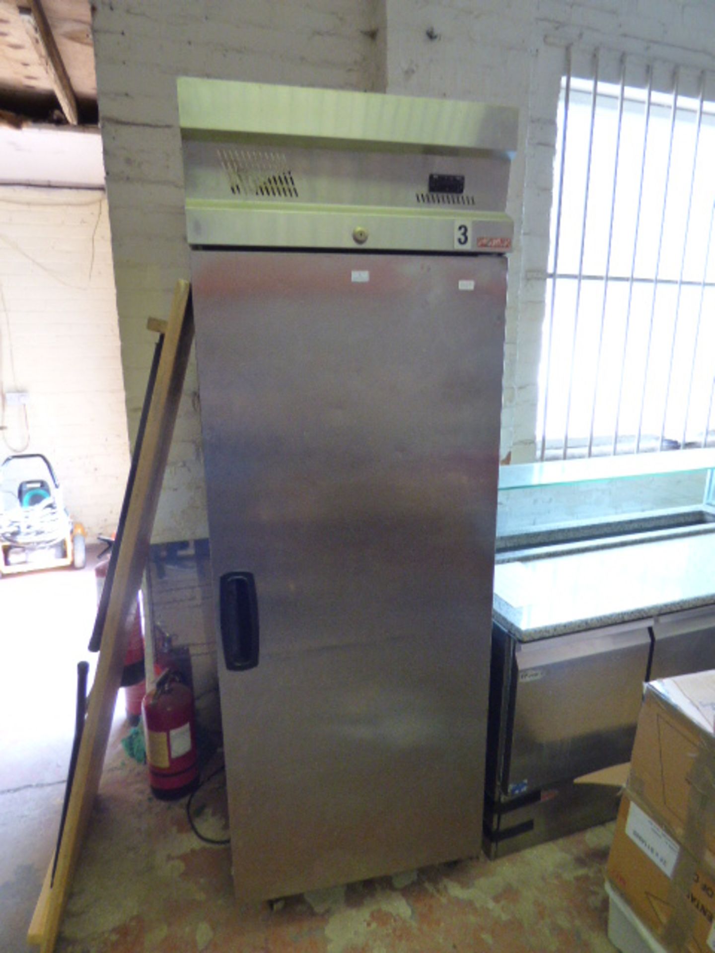 *Inomak Stainless Steel Upright Freezer