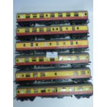 Six Hornby Coaches