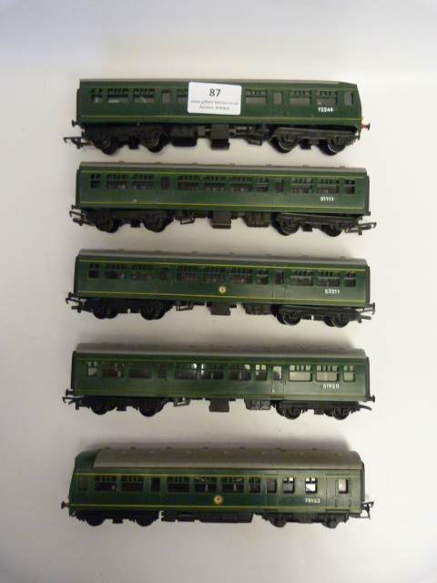 British Railways Passenger Train Complete with Three Carriages
