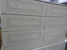 *White Chest of Six Drawers