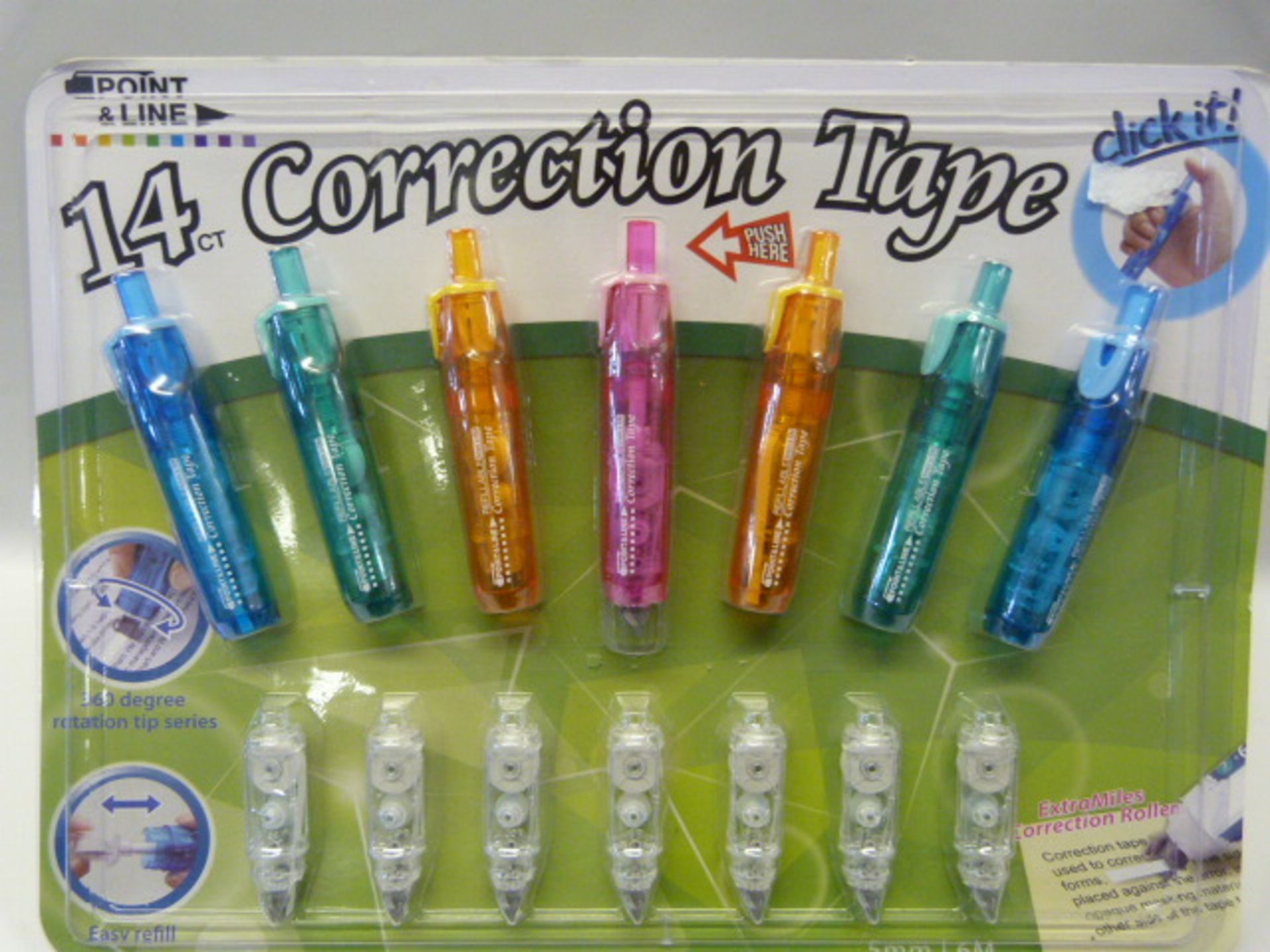 *FOURTEEN CORRECTION TAPE PENS