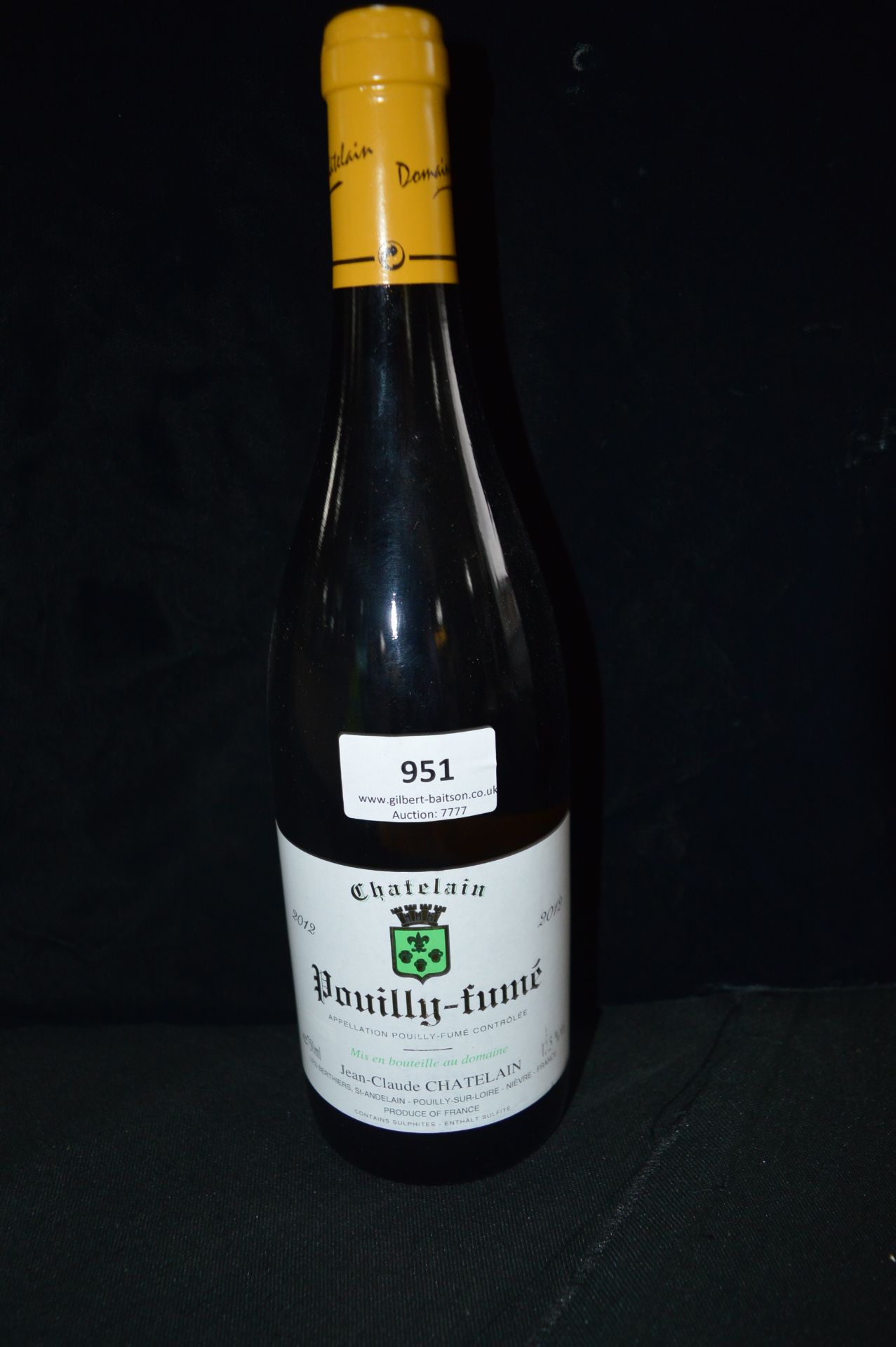 Pouilly Fume Domaine Jean Claude Chantelain x 3