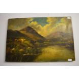 Oil On Canvas "Highland Landscape"