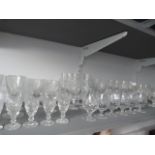 Large Quantity of Lead Crystal Drinking Glasses