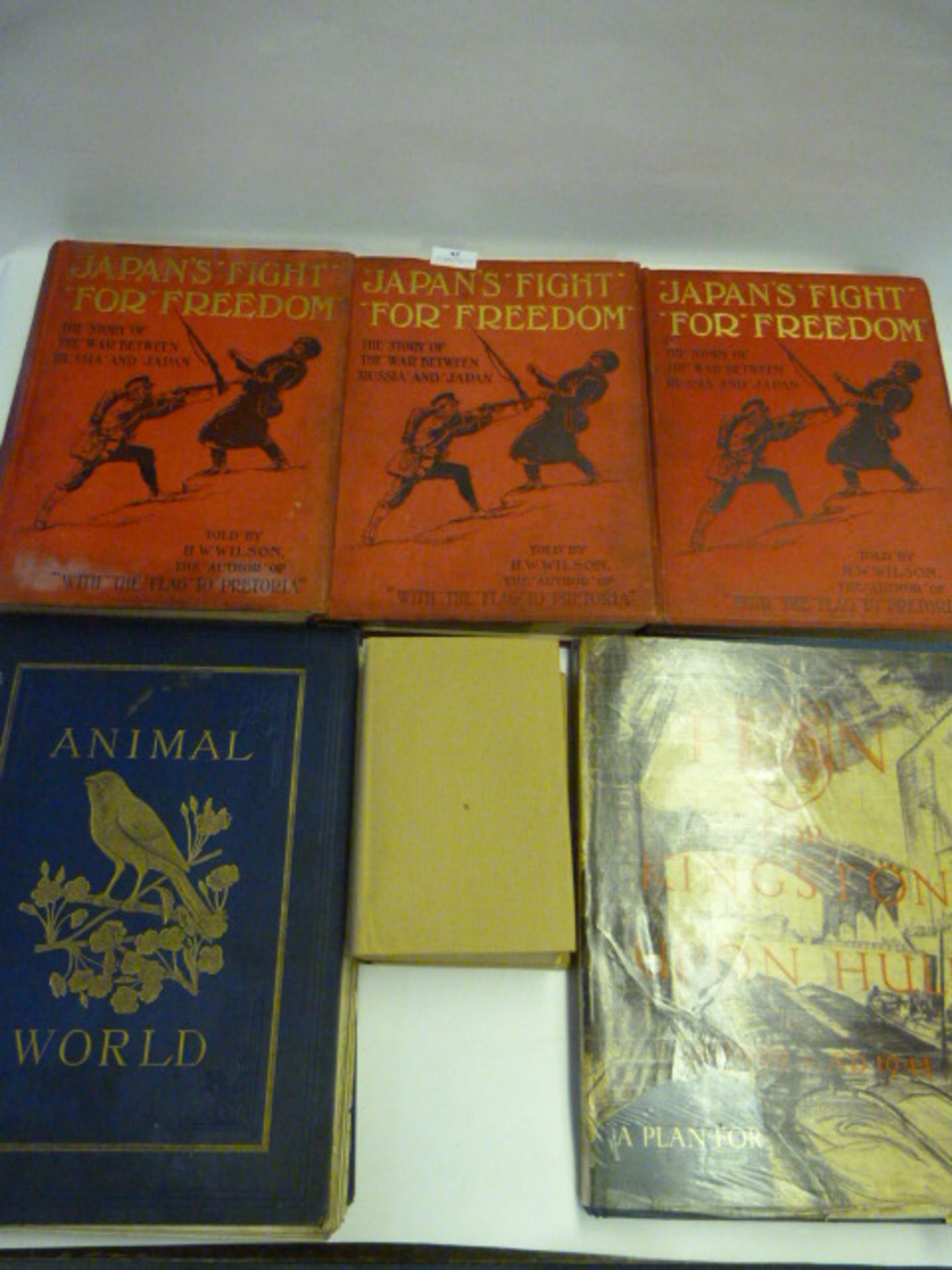 Hardback Books "Japan's Fight for Freedom" and "Kingston Upon Hull 1944"