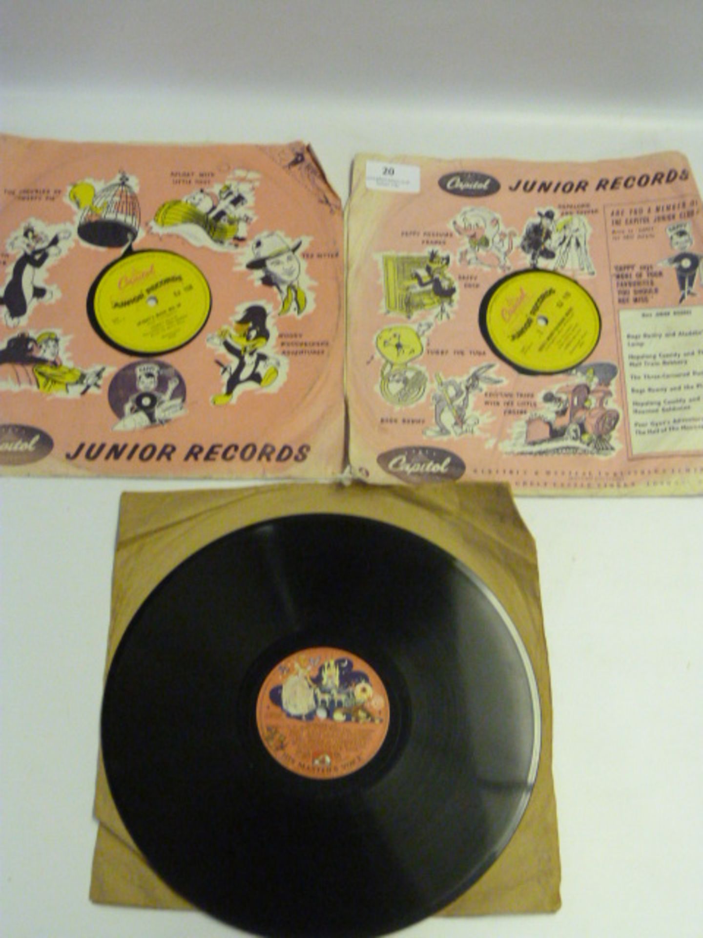 Three Nursery Rhyme 78 Records