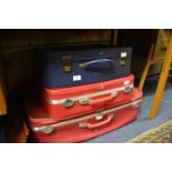 Three Antler Suitcases