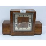 Philips of Hull Walnut Mantle Clock