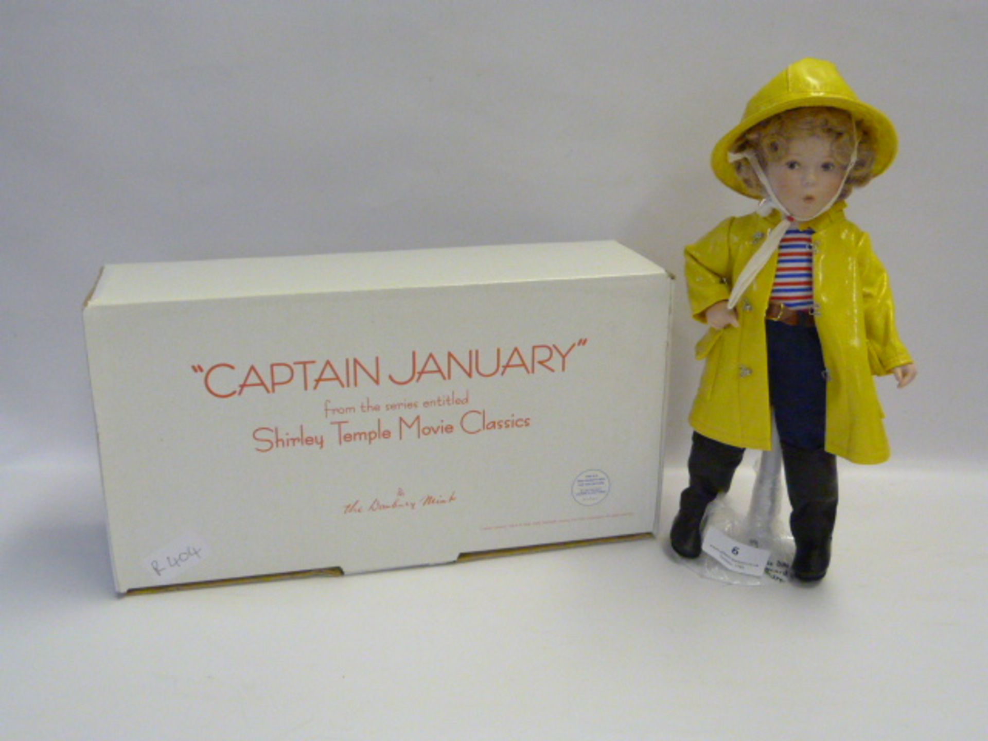 Shirley Temple Danbury Mint Doll "Captain January"