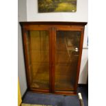 Glazed Mahogany Bookcase