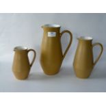 Denby Graduated Set of Three Jugs