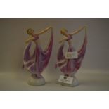 Pair of Art Deco Dancing Figurines