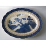 Willow Pattern Meat Plate