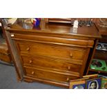Four Height Mahogany Chest of Drawers