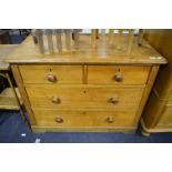 Oak Three Height Chest of Drawers