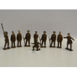 Diecast Lead Models of Soldiers "J.Hill & Co"