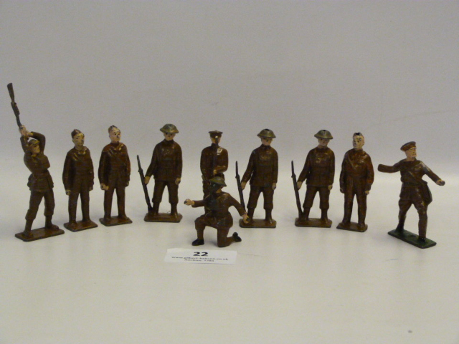 Diecast Lead Models of Soldiers "J.Hill & Co"