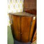 Half Round Georgian Corner Cupboard