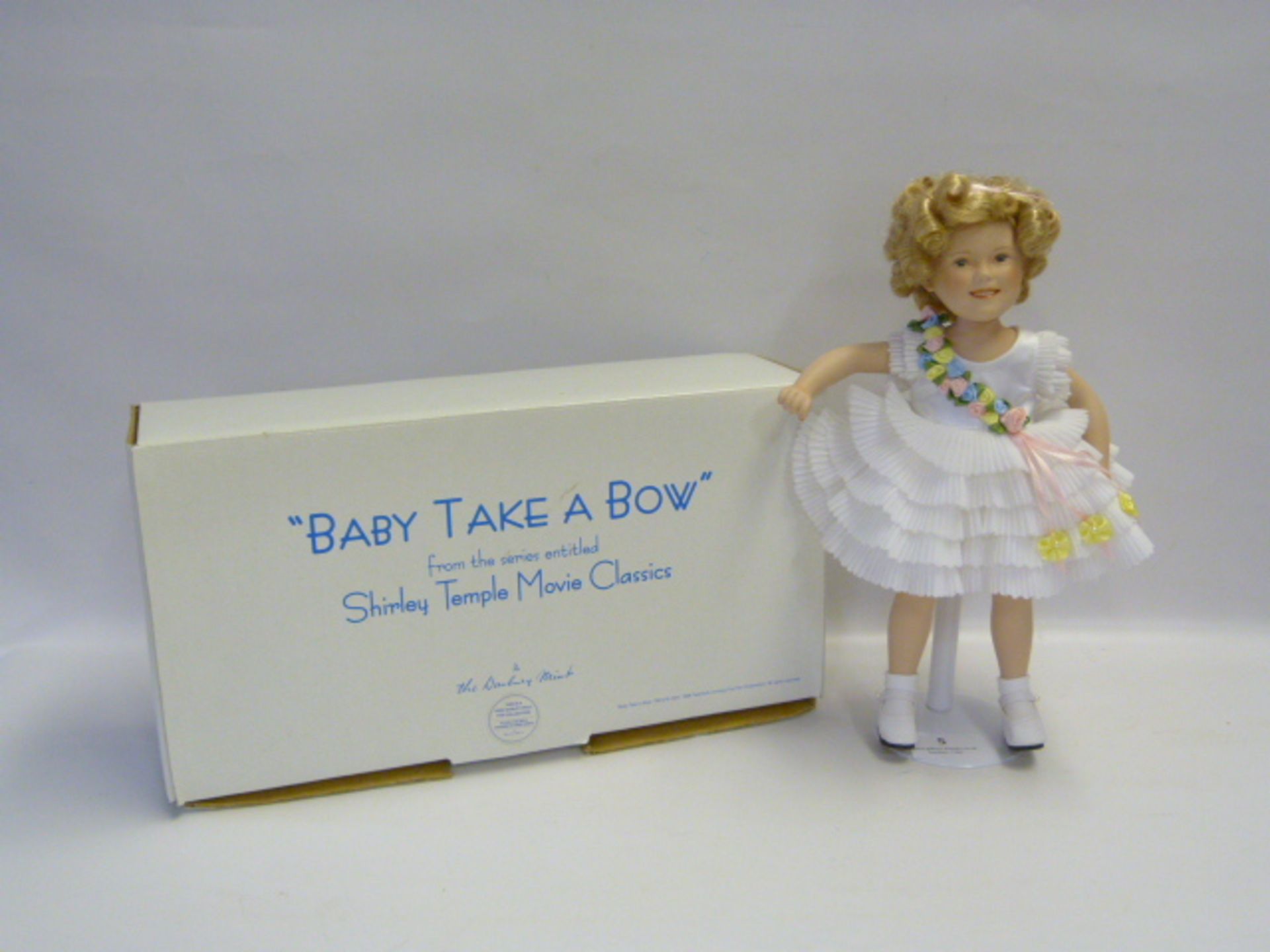 Shirley Temple Danbury Mint Doll "Baby Take a Bow"