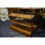 Teak Wall Shelf Unit