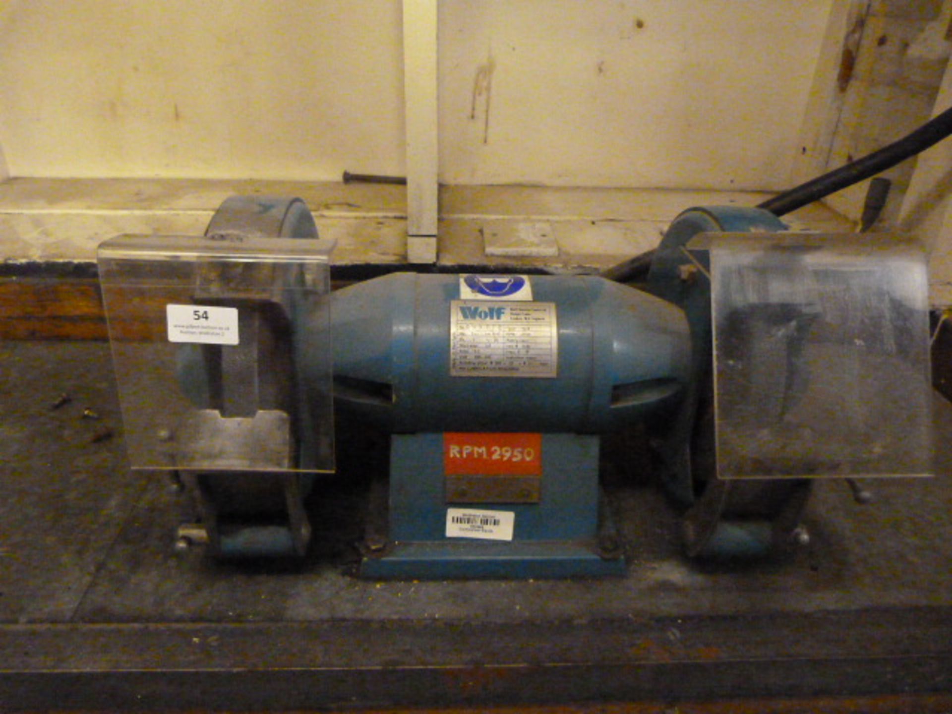 *Wolf 4218 Three Phase Double Head Bench Grinder