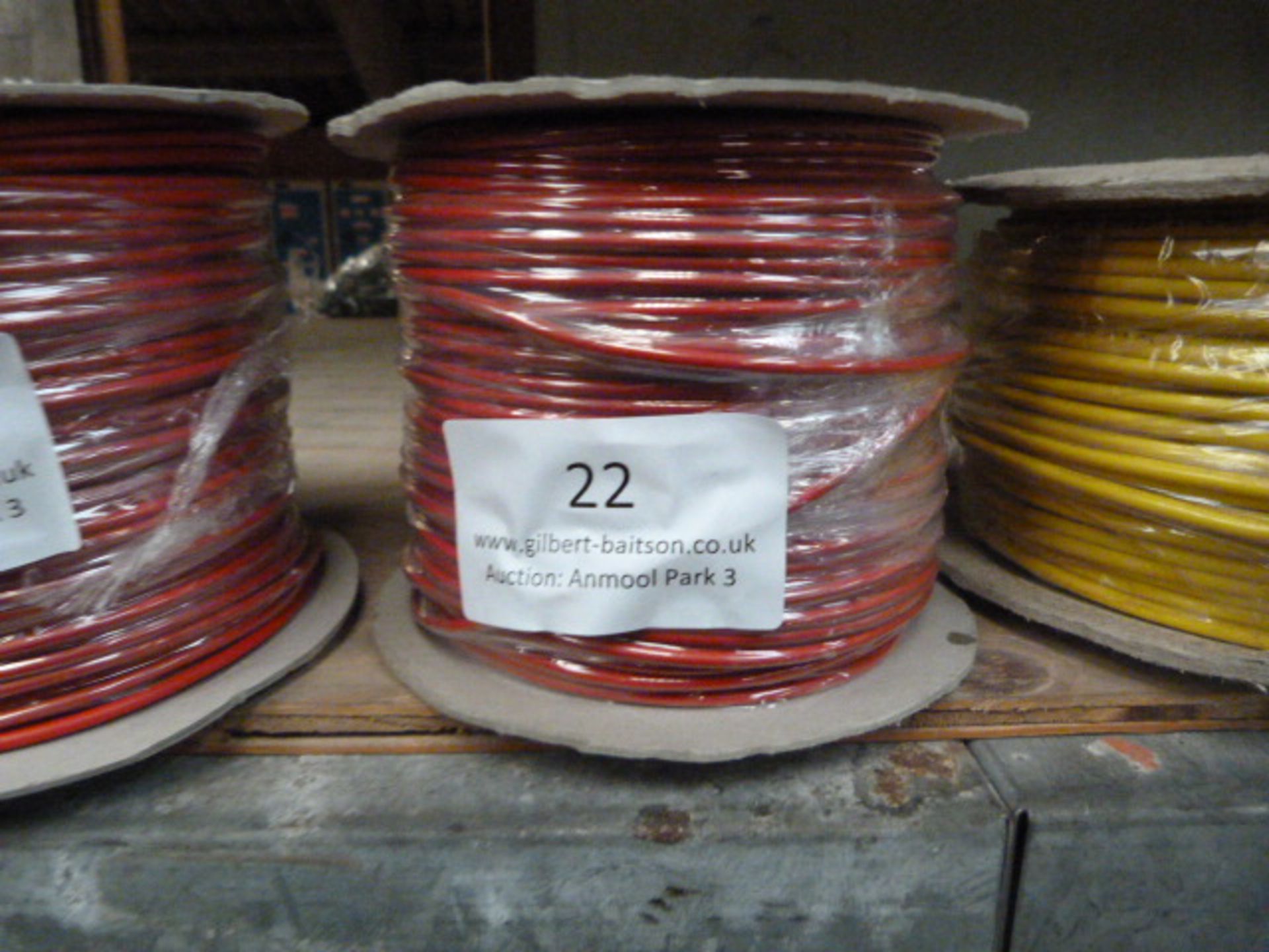 *100m of 6491X 1.5mm Red Cable