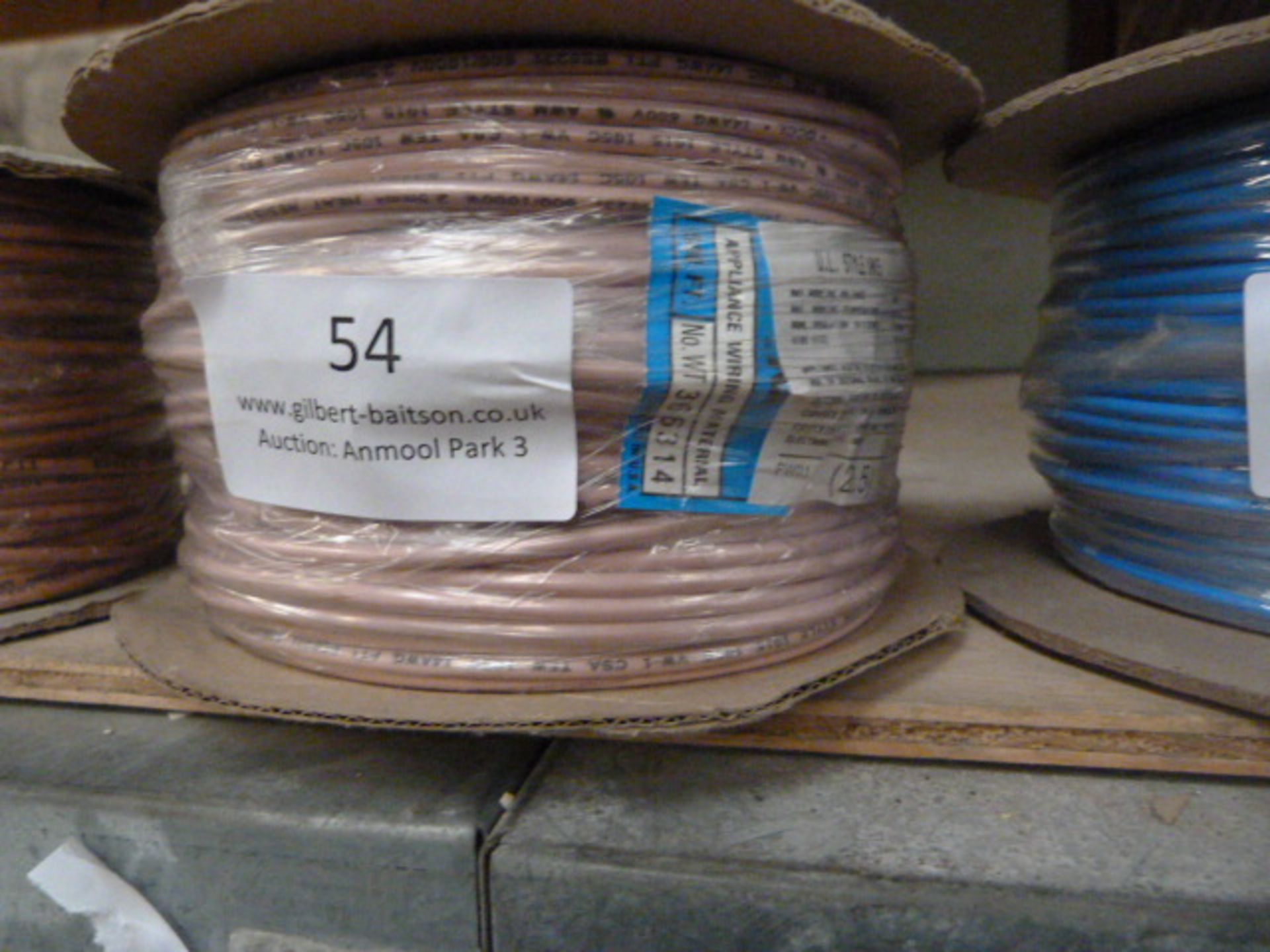 *100m of PWO1 2.5mm Pink Cable