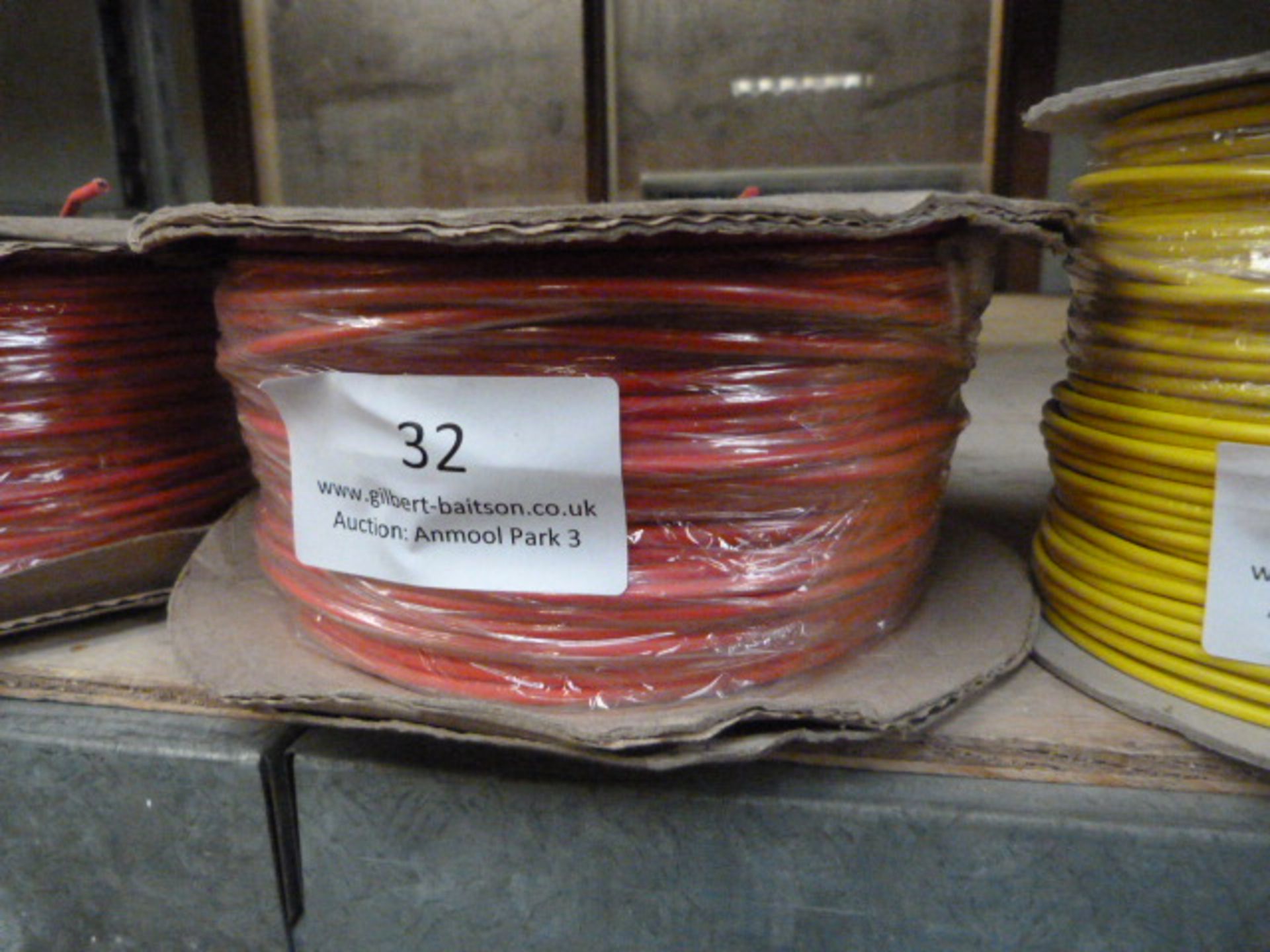 *100m of 6491B 2.5mm Red Cable