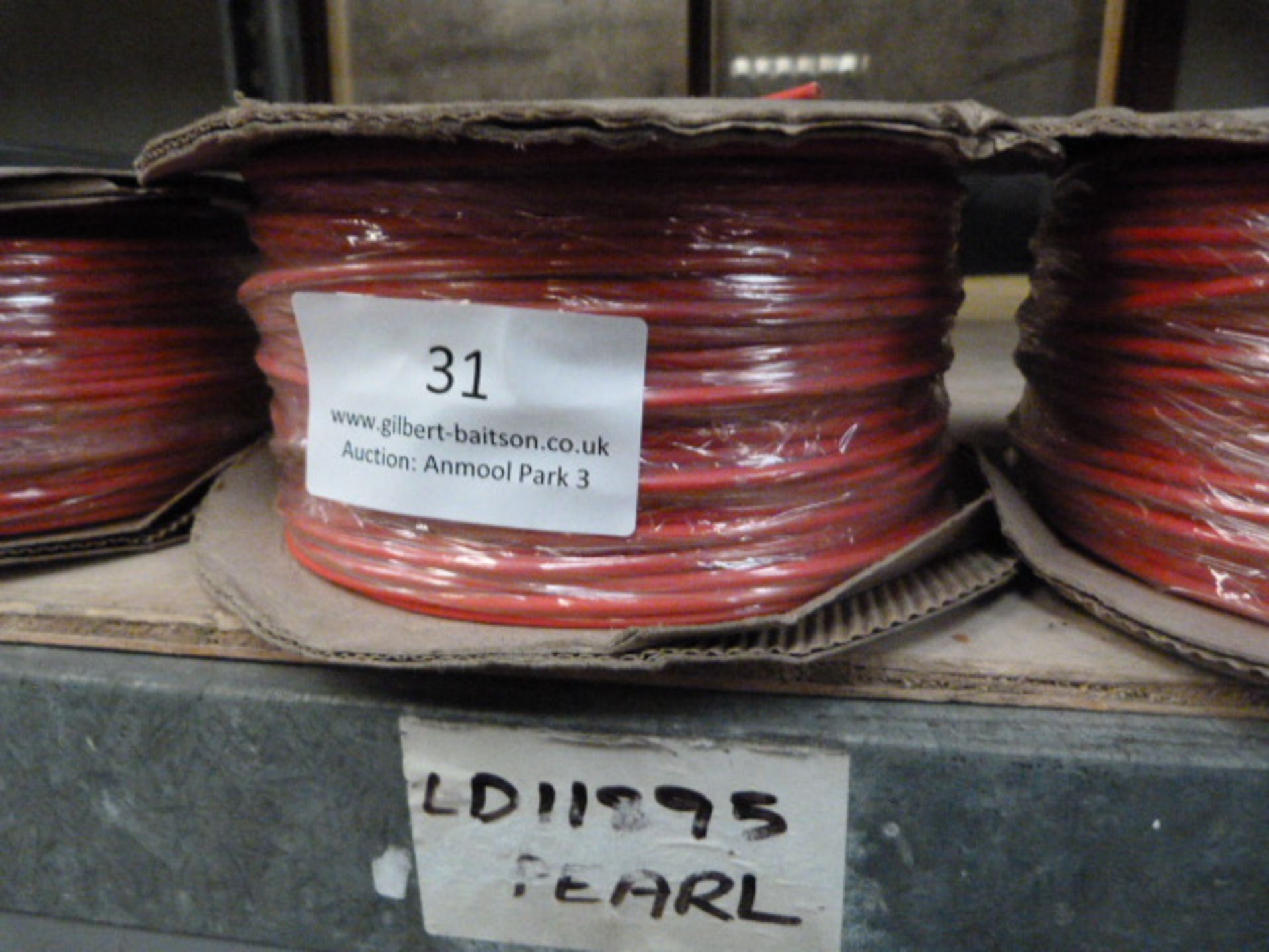 *100m of 6491B 2.5mm Red Cable