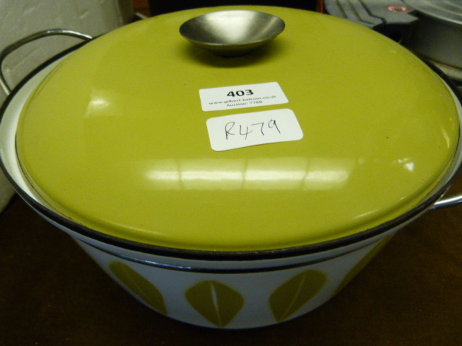 Danish Enamel Casserole Pan