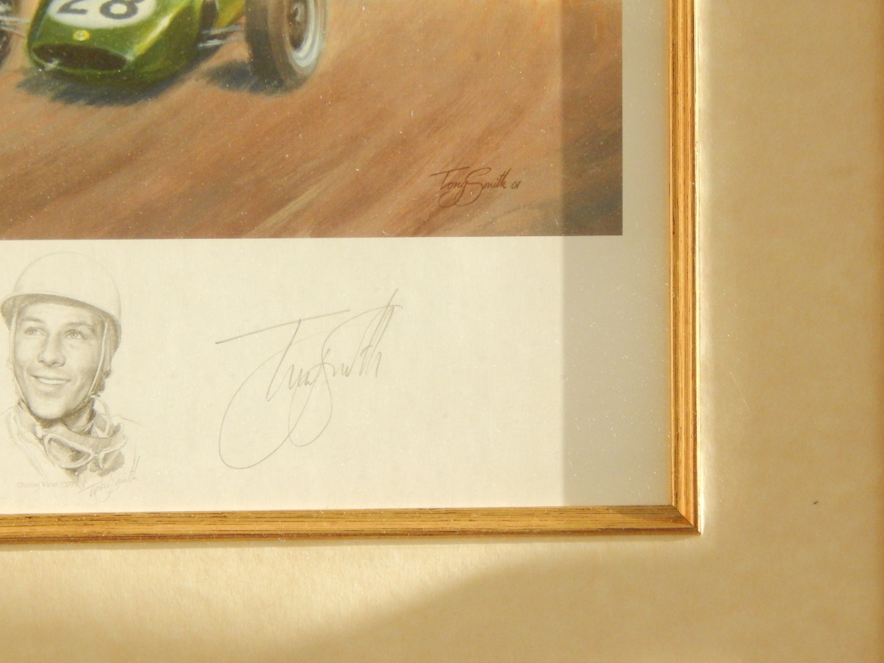 After Tony Smith, limited edition print, Stirling's Greatest Drive, depicting Stirling Moss - Image 2 of 2