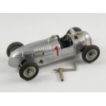 Modern Shuco Studio II Auto Union clockwork model car.