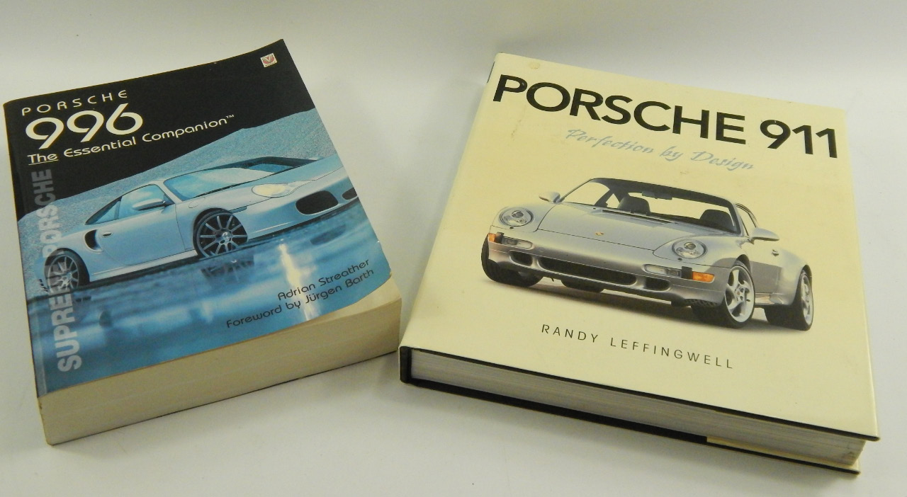 Porsche. Affection by Design, by Randy Leffingwell, and the 996 Essential Companion. (2)