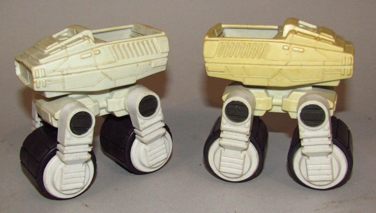 A Lucas film limited Star Wars 1982 edition AT-ST, with articulated legs and other ships and - Image 7 of 7