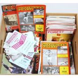 Various football programmes, mainly Nottingham Forest and others, to include 1970's and 1980's