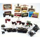 Various die-cast vehicles, to include Dinky toys, Daimler ambulance, 5cm high, Aveling-Barford