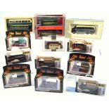 Various Days Gone and other boxed die-cast vehicles, Eddie Stobart, Motoring Memories and others, to