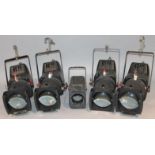 *Various Strand electrical lights, comprising a pair numbered 261, CCT Minuet TT light, GY9.5 50/