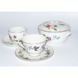 Various part tea services, to include Royal Worcester Astley pattern, to include dish, 20cm dia.,
