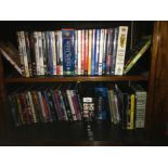 DVD films (2 shelves).