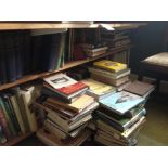 Antiques reference books, interior decorating, gardening and cookery, (large mixed quantity).