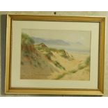 William Bartol Thomas (1877-1947). Coastal view - sand dunes, watercolour, signed, 25cm x 35cm